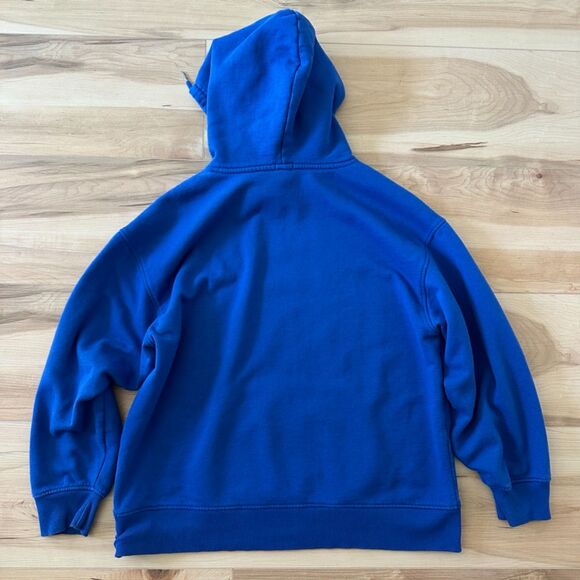Garage Womens Blue Lake Tahoe Lounge Cozy Pullover Hoodie Sweater Size Large‎ - Picture 7 of 7